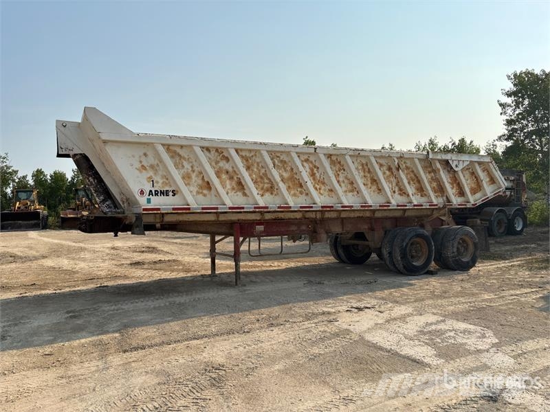 Arnes 27 ft T/A Armour Rock End Dump Trailer Przyczepy wywrotki