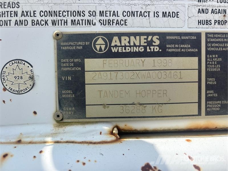 Arnes 29 ft T/A Belly Dump Trailer Kiper prikolice