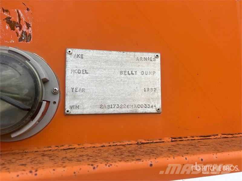 Arnes 31 ft T/A Belly Dump Trailer Kiper prikolice