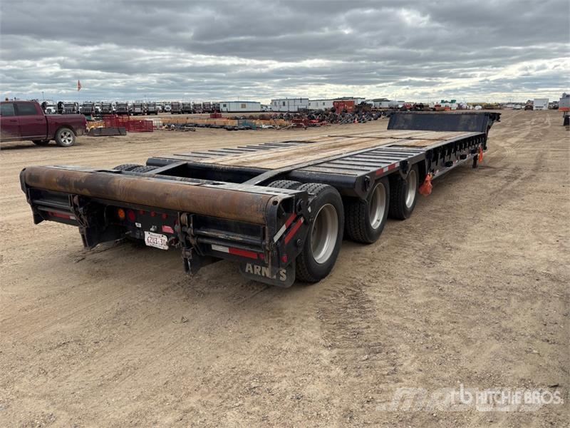 Arnes 50 ton 53 ft Tri/A Folding Neck Trailer Nizki nakladalci