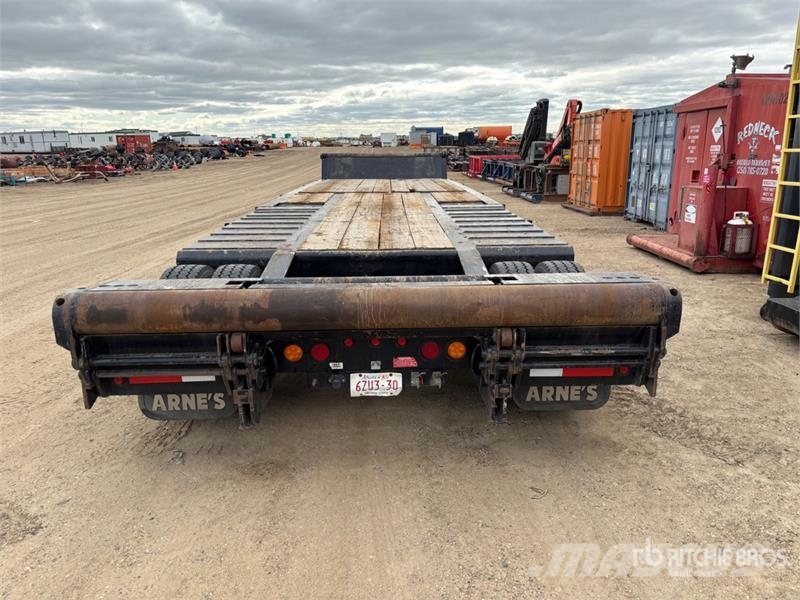 Arnes 50 ton 53 ft Tri/A Folding Neck Trailer Nizki nakladalci