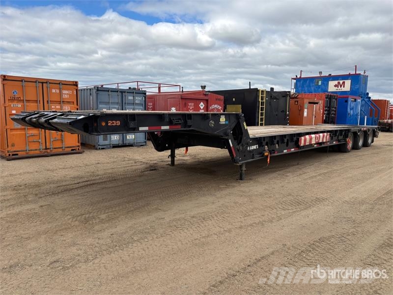 Arnes 50 ton 53 ft Tri/A Folding Neck Trailer Nizki nakladalci