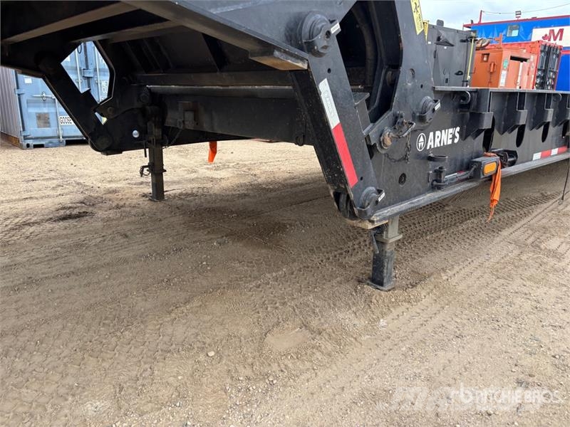 Arnes 50 ton 53 ft Tri/A Folding Neck Trailer Nizki nakladalci