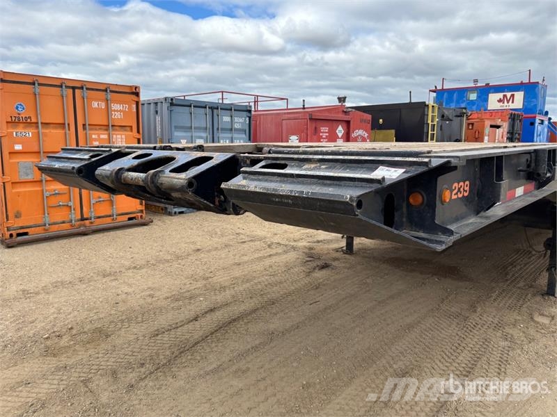 Arnes 50 ton 53 ft Tri/A Folding Neck Trailer Nizki nakladalci