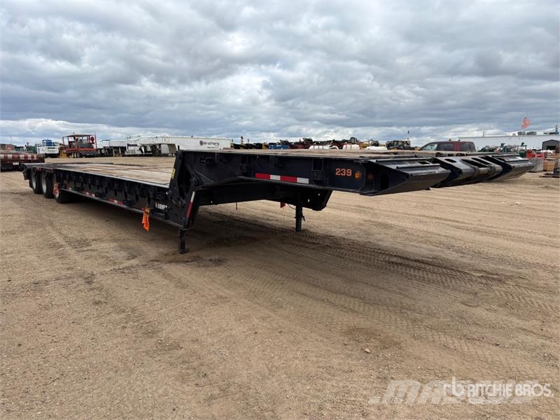 Arnes 50 ton 53 ft Tri/A Folding Neck Trailer Nizki nakladalci