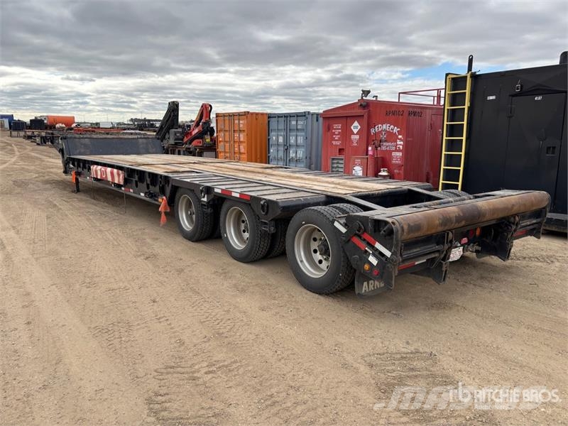 Arnes 50 ton 53 ft Tri/A Folding Neck Trailer Nizki nakladalci