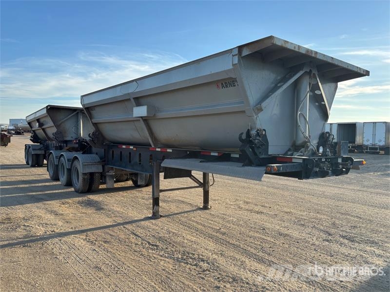 Arnes lead 20 ft Super B-Train Lead Side Dump Trailer Tippsläp