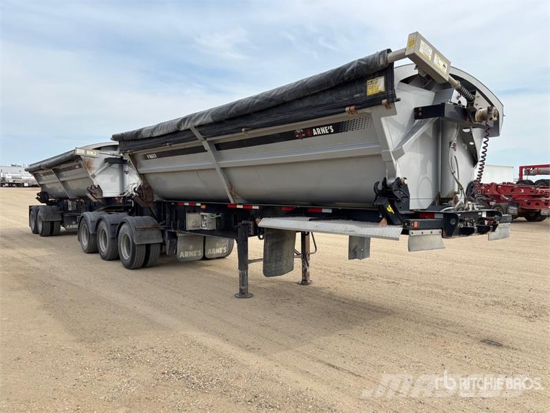 Arnes lead 22 ft Super B-Train Lead Side Dump Trailer Kipper