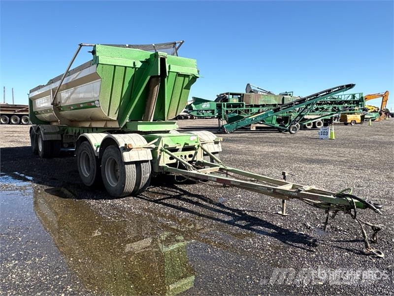 Arnes Quad/A Turntable Pup End Dump Trailer Kiper prikolice