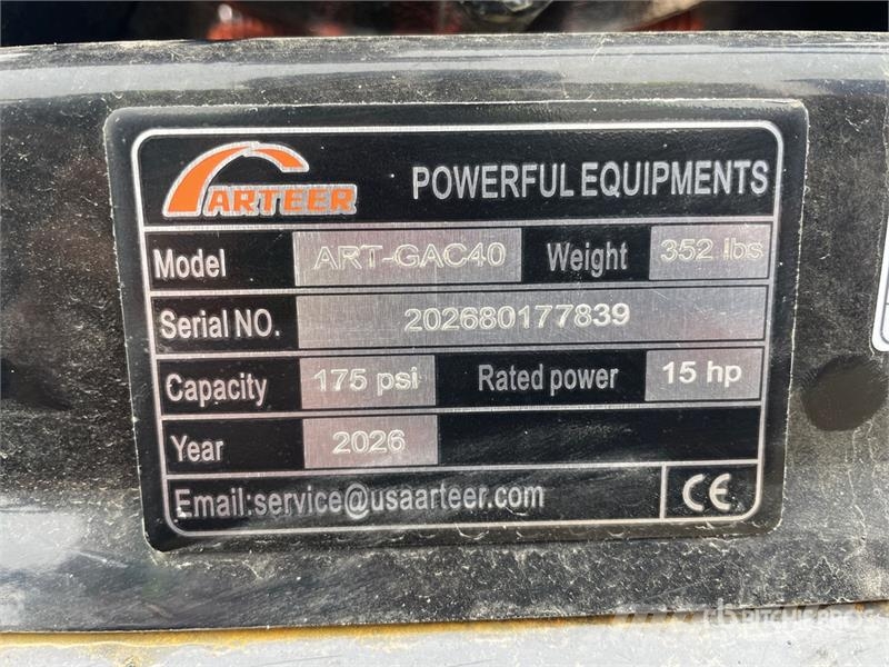 Arteer ART-GAC40 14.5 cfm Skid-Mounted 40 gal Air Compres Kompresorji