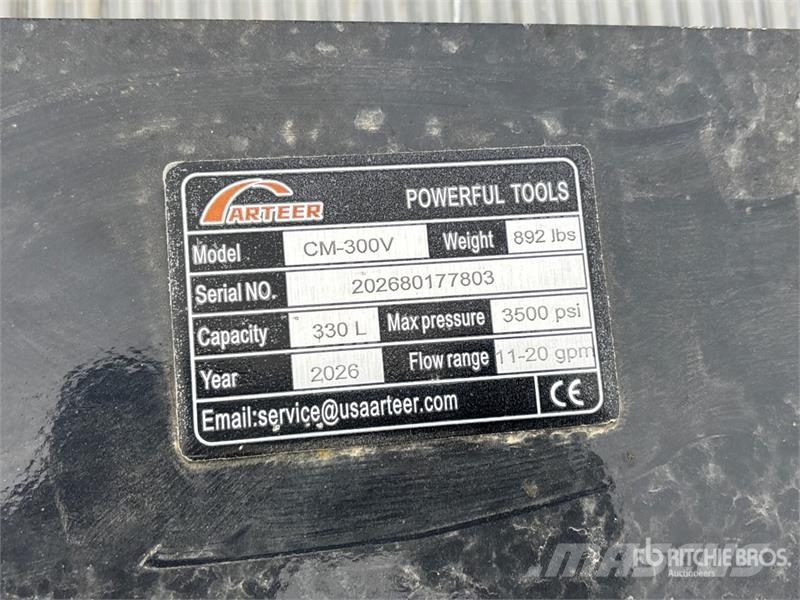 Arteer CM-300V 60 in Skid Steer Concrete Mixer (Unused) خلاطات خرسانة/ملاط