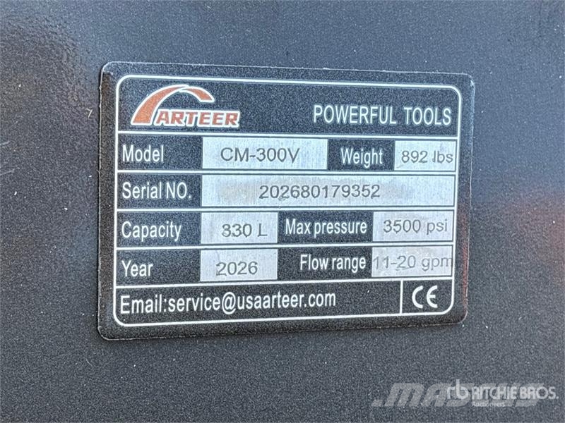 Arteer CM-300V Skid Steer Concrete Mixer (Unused) خلاطات خرسانة/ملاط