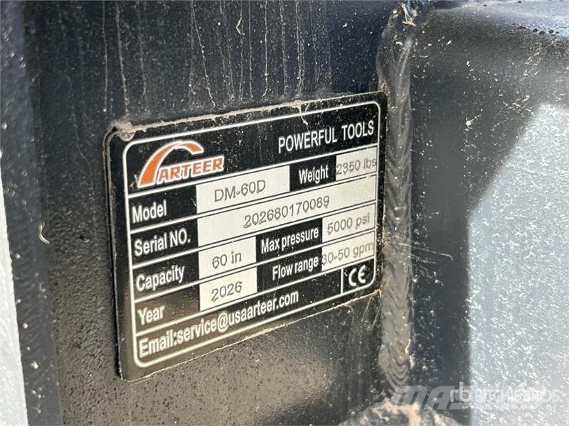 Arteer DM-60D 60 in Disc Skid Steer Mulcher (Unused) Erdészeti bozótirtó