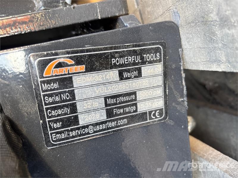 Arteer EDM-3214W 32 in Excavator Drum Mulcher - Fits 3 - Andere Zubehörteile