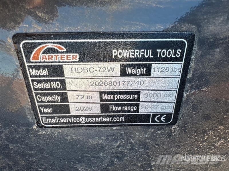Arteer HDBC-72W 72 in Skid Steer Brush Cutter (Unused) Kosilice sa postoljem za vuču