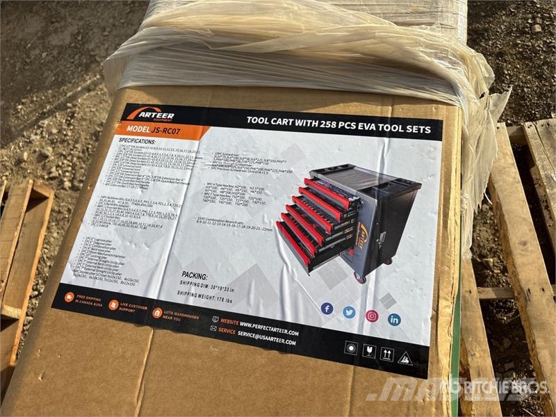 Arteer JS-RC07 Tool Box w/ 258 Piece EVA Tool Sets (Unuse Otros componentes