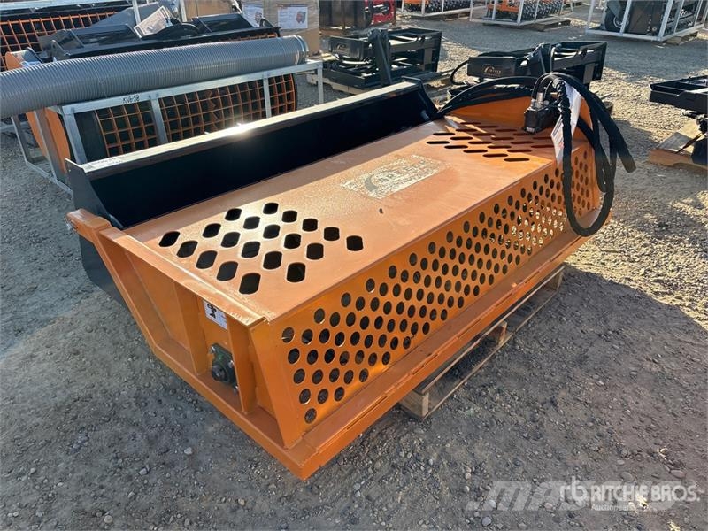 Arteer LRR-74W 74 in Skid Steer Landscape Rake (Unused) 갈퀴 및 테더