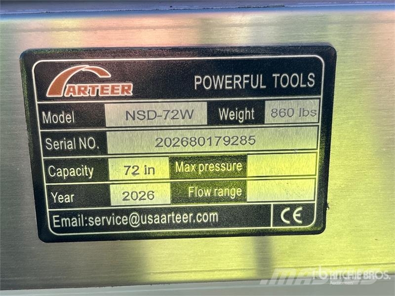 Arteer NSD-72W 72 in 3-Point & Skid Steer Seeder (Unused) Perforatrici