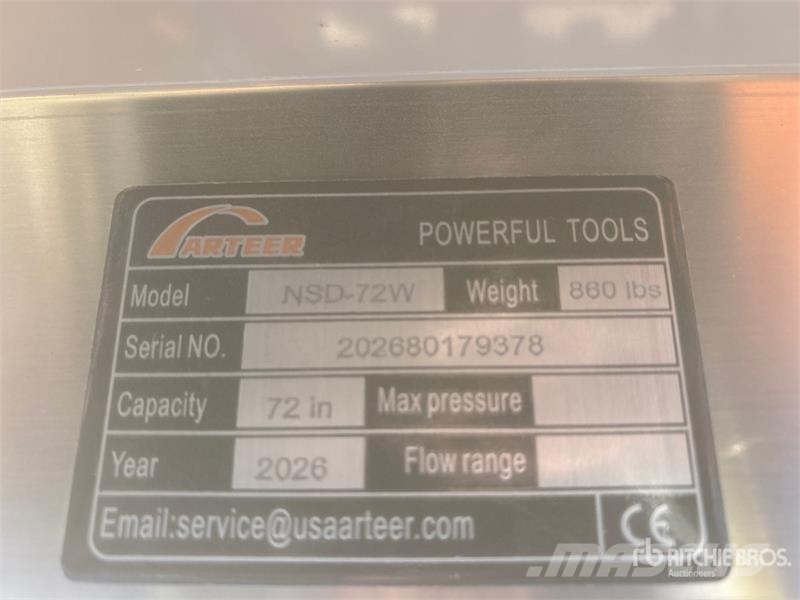 Arteer NSD-72W 72 in 3-Point & Skid Steer Seeder (Unused) مثاقيب