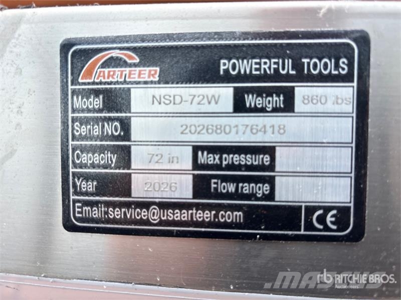 Arteer NSD-72W 72 in 3-Point & Skid Steer Seeder (Unused) Mechanické sejačky
