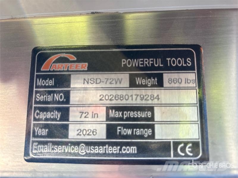 Arteer NSD-72W 72 in 3-Point & Skid Steer Seeder (Unused) Perforatrici