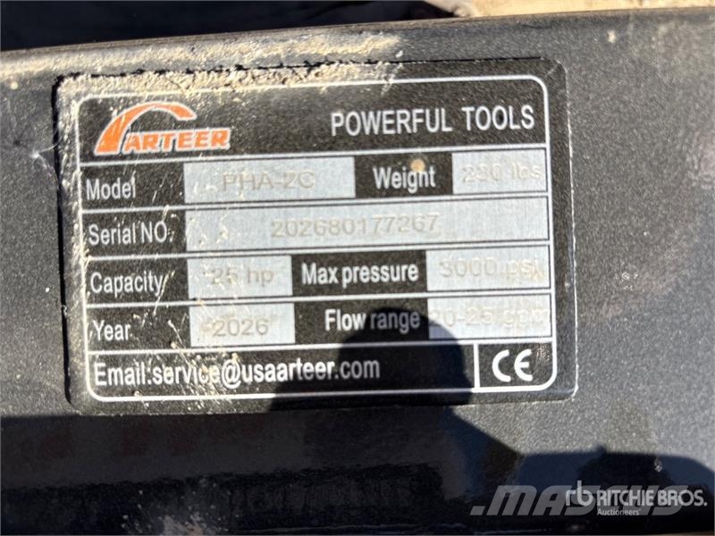Arteer PHA-2C-3 Skid Steer 3-Point Adapter (Unused) 기타 부품