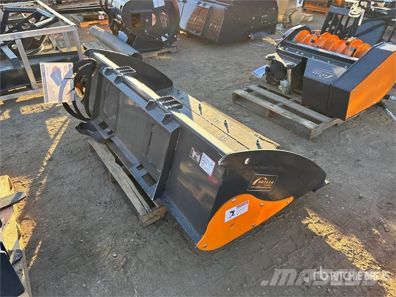 Arteer PRB-78W 78 in Power Rake Skid Steer Bucket (Unused Buckets