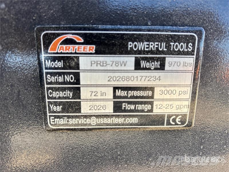 Arteer PRB-78W 78 in Skid Steer Bucket (Unused) Skopor