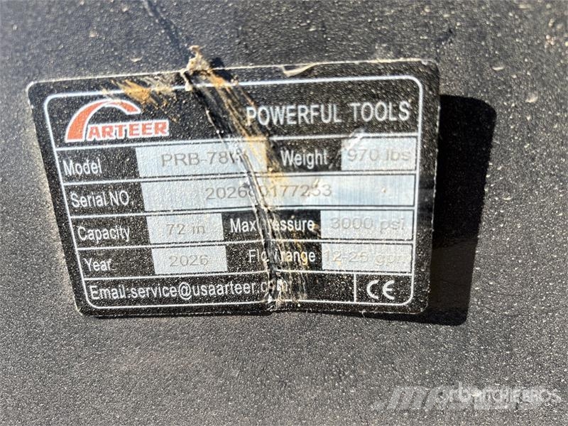 Arteer PRB-78W 78 in Skid Steer Bucket (Unused) Skopor