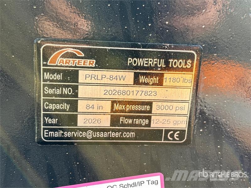 Arteer PRLP-84W 84 in Power Rake Skid Steer Landplane (Un Frangizolle