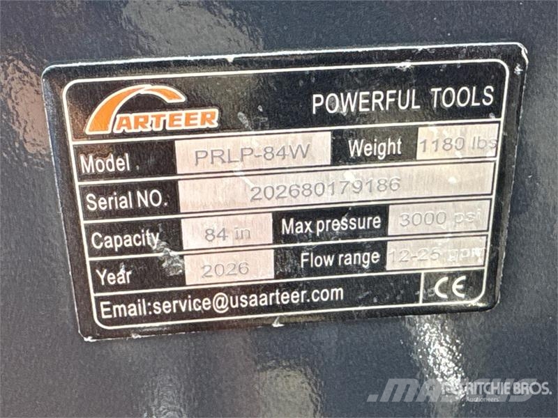 Arteer PRLP-84W 84 in Power Rake Skid Steer Landplane (Un 필드 드래그