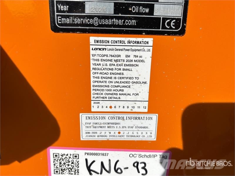 Arteer QB-480 Mini Compact Track Loader (Unused) Minilæsser - skridstyret