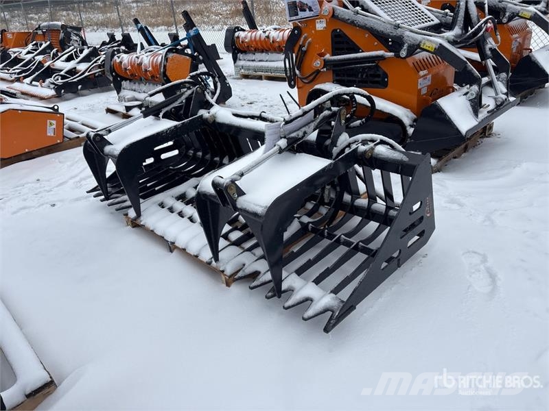 Arteer RGB-84W 84 in Rock Skid Steer Grapple Bucket (Unus Pinzas
