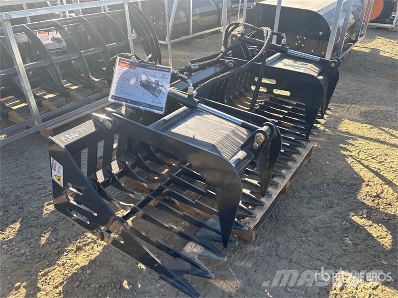 Arteer RGB-84W 84 in Rock Skid Steer Grapple Bucket (Unus Grapples
