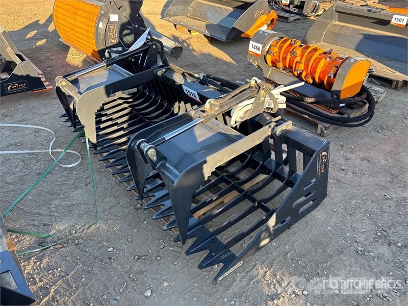 Arteer RGB-84W 84 in Rock Skid Steer Grapple Bucket (Unus Grapples