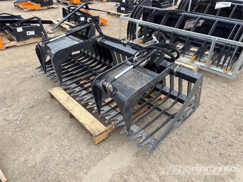 Arteer RGB-84W 84 in Skeleton Skid Steer Grapple Bucket ( Greifer