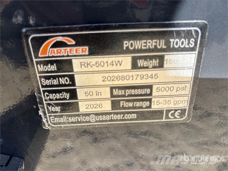Arteer RK-5014W 50 in Skid Steer Mulcher (Unused) Trituradoras forestales