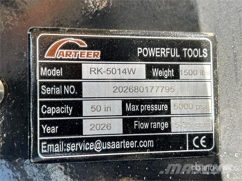 Arteer RK-5014W 50 in Skid Steer Mulcher (Unused) ماكينات تقطيع أخشاب الحراجة