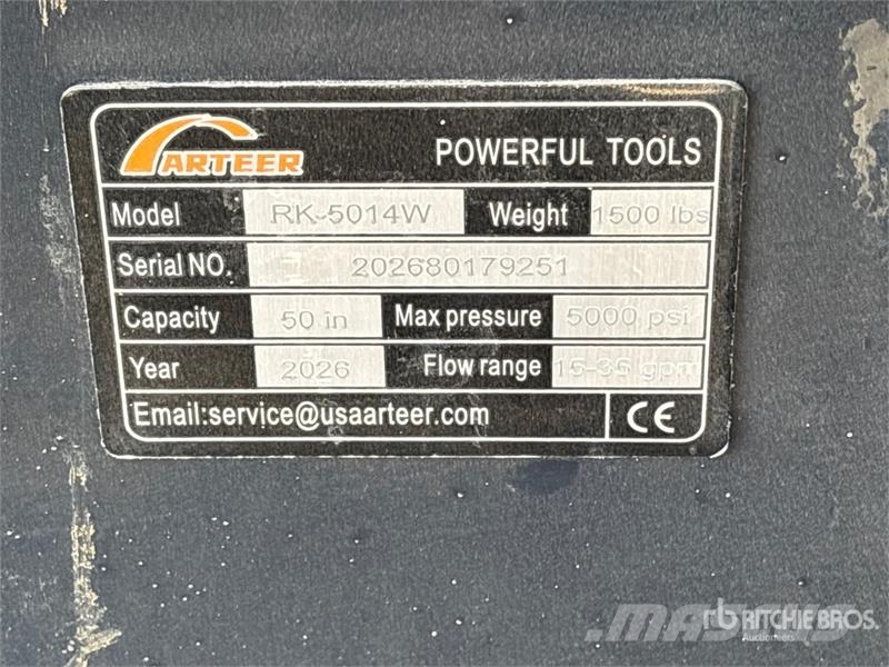 Arteer RK-5014W 50 in Skid Steer Mulcher (Unused) Trituradoras florestais
