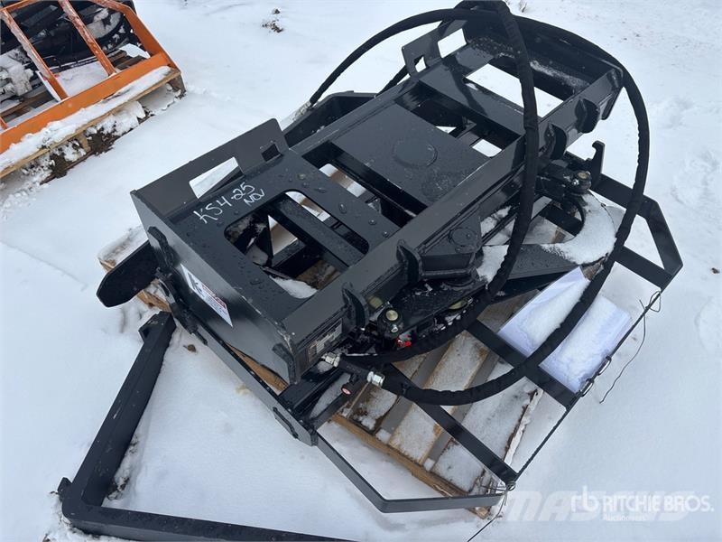 Arteer RPT-42L 60 in Rotating Hydraulic Skid Steer Forks Widły