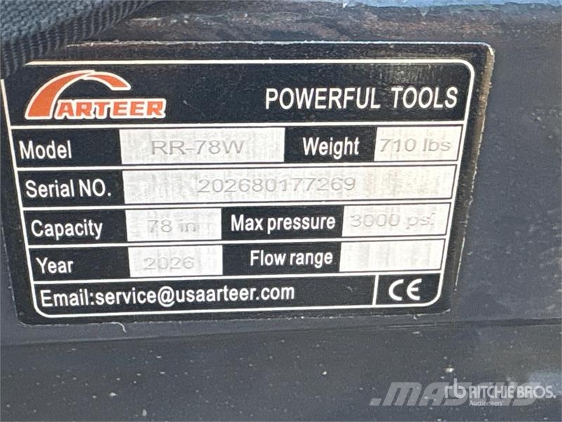 Arteer RR-78W 78 in Skid Steer Root Rake (Unused) Kreiselheuer/-wender