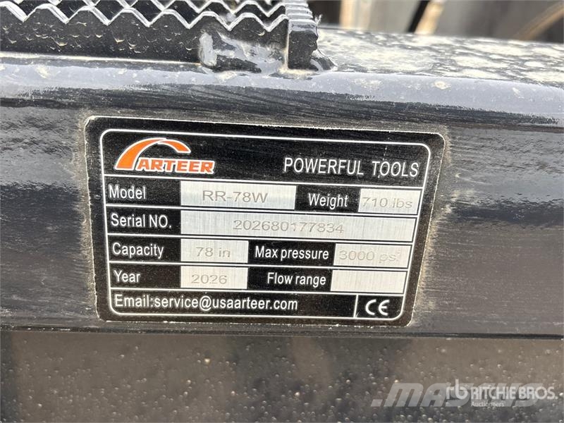 Arteer RR-78W 78 in Skid Steer Root Rake (Unused) Vaalutid ja kaarutid