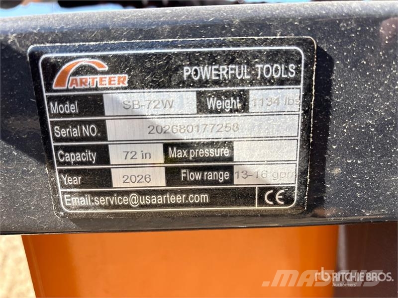 Arteer SB-72W 72 in Skid Steer Screening Bucket (Unused) Siktskopor
