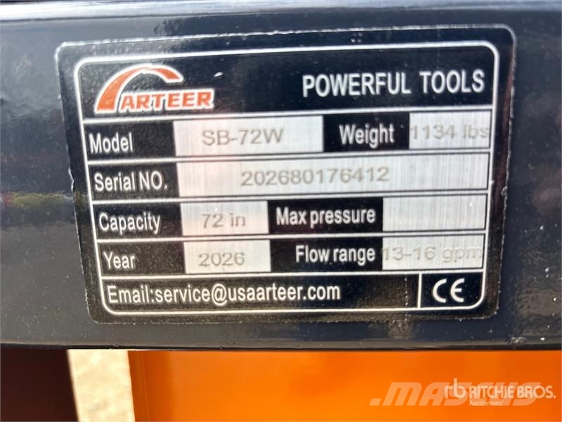 Arteer SB-72W 72 in Skid Steer Screening Bucket (Unused) Elekli kepçeler