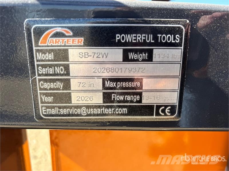 Arteer SB-72W 72 in Skid Steer Screening Bucket (Unused) دلاء فحص