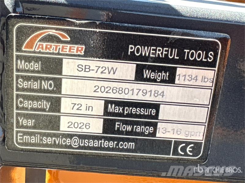 Arteer SB-72W 72 in Skid Steer Screening Bucket (Unused) Siebschaufeln