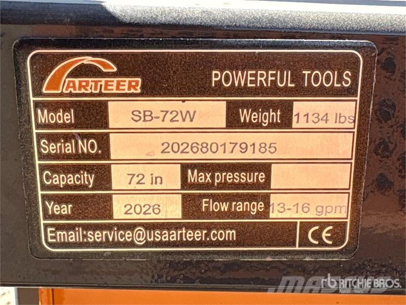 Arteer SB-72W 72 in Skid Steer Screening Bucket (Unused) Siebschaufeln