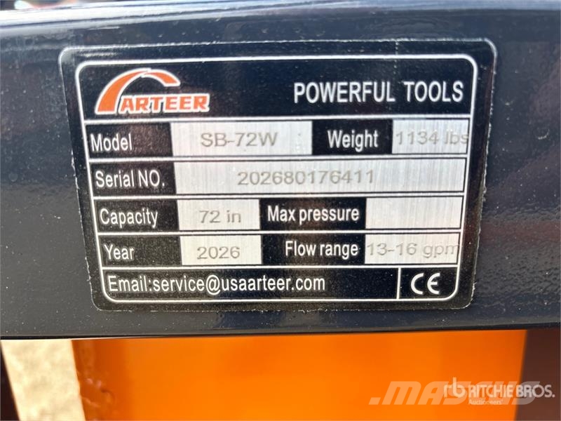 Arteer SB-72W 72 in Skid Steer Screening Bucket (Unused) Elekli kepçeler