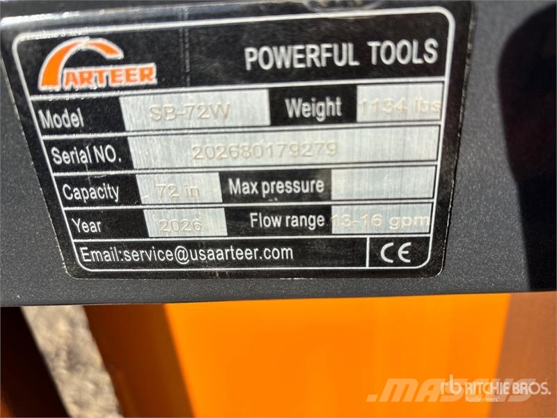 Arteer SB-72W 72 in Skid Steer Screening Bucket (Unused) Screening buckets