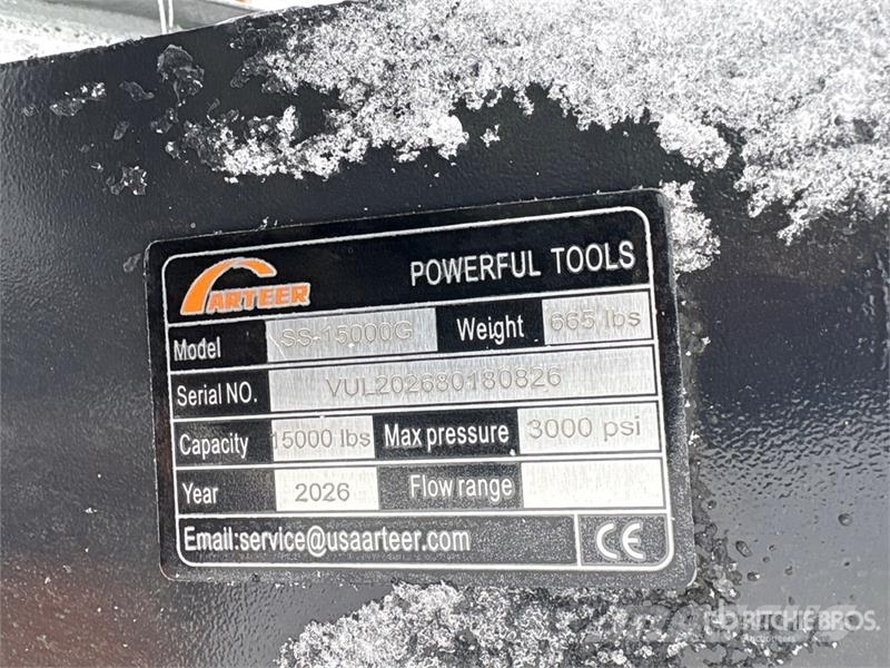 Arteer SS-15000G 15000 lb Skid Steer Logging Winch (Unuse Inne akcesoria